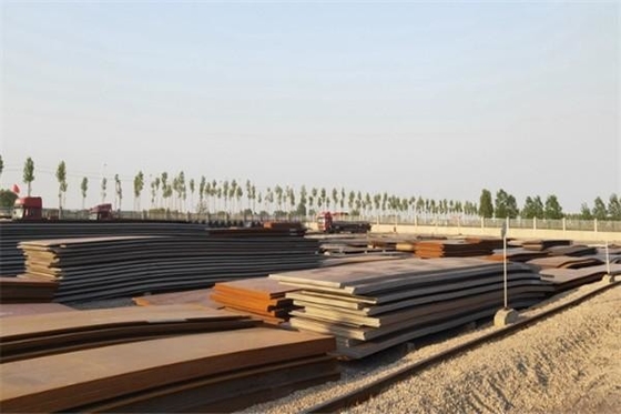 St37 St52 MS स्टील प्लेट 0.9mm Q235 जंग उपचार सतह