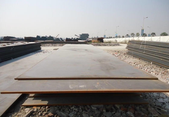 मानक आकार कॉर्टन स्टील प्लेट एएसटीएम ए 588 / ए 242 / ए 606 / एस 355