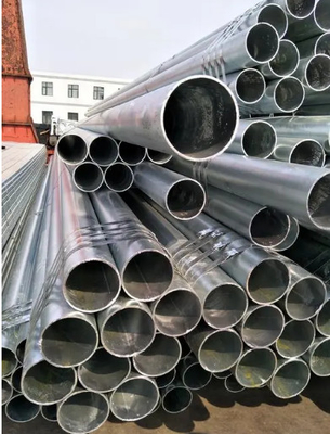 Dx51d 5 इंच GI स्टील पाइप Astm A53 12 फीट आयताकार पूर्व जस्ती स्टील पाइप