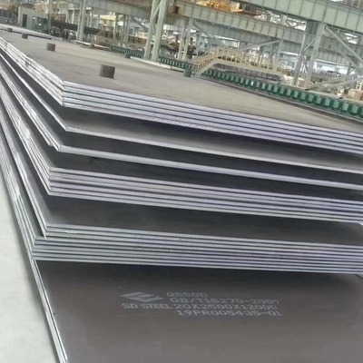हॉट रोल्ड मिश्र धातु इस्पात पहनें प्लेट ST52 S355 20mm मोटी संरचना