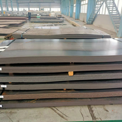 हॉट रोल्ड मिश्र धातु इस्पात पहनें प्लेट ST52 S355 20mm मोटी संरचना
