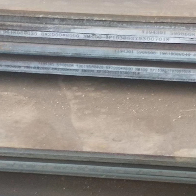 हॉट रोल्ड NM450 पहनें स्टील प्लेट 6mm 8mm 10mm मोटाई उच्च कठोरता